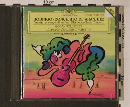 Rodrigo,Rodrigo / H.Villa Lobos: Concerto de Aranjuez/Concerto pour, Deutsche Gramophon (429 232-2), D, 1990 Typ: CD Best.-Nr.: 94760 Preis: 10,00 Euro