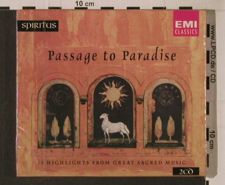 V.A.Passage To Paradise: 33 Tr., Boxed, FS-New, EMI(5 69241 2), NL, 1996 - 2CD - 94765 - 12,50 Euro