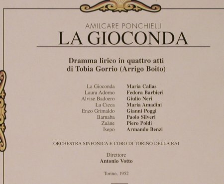 Ponchielli,Amilcare: La Gioconda(52), Box, Hommage (7001837), D Typ: 3CD Best.-Nr.: 94782 Preis: 7,50 Euro