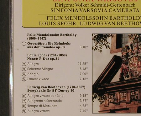 Mendelssohn / Spohr / Beethoven: Ouvertüre'Die Heimkehr Aus Der Frem, St.Andreas (2), D, 1989 Typ: CD Best.-Nr.: 94787 Preis: 7,50 Euro