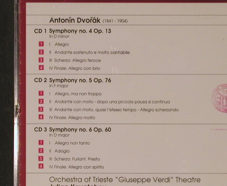 Dvorak,Antonin: Sinfonien Nr.1-6, RS(953-0131/34), I, 1996 - 6CD - 94811 - 30,00 Euro