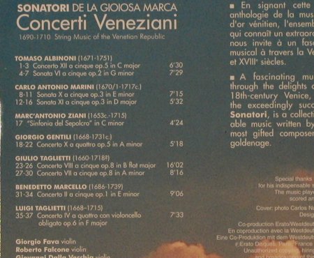 V.A.Concerti Veneziani: 10 Tr., Boxed, FS-New, Erato(), D, 2000 - CD - 95035 - 12,50 Euro