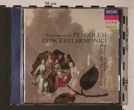 Pergolesi,Giovanni Battista: Concerti Armonici(64), Decca (425 728-2), D, 1990 Typ: CD Best.-Nr.: 95036 Preis: 12,50 Euro