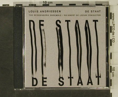 Andriessen,Louis: De Staat, Elektra, D, 1991 Typ: CD Best.-Nr.: 95314 Preis: 14,00 Euro