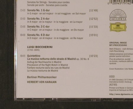 Rossini,Gioacchino/L.Boccherini: 4 Streichersonaten/Quintettino, Deutsche Gramophon (457 914-2), D, 1969 Typ: CD Best.-Nr.: 95324 Preis: 7,50 Euro