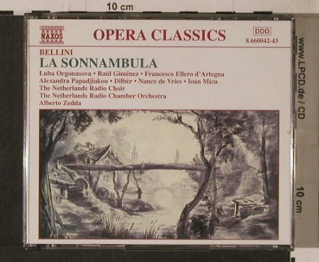 Bellini,Vincenzo: La Sonnambula(92), Naxos (8.660042-43), D, 1997 Typ: 2CD Best.-Nr.: 95336 Preis: 10,00 Euro