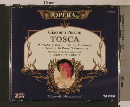 Puccini,Giacomo: Tosca(56), Fonit Cetra (PR.SR.156/7), I, 1997 Typ: 2CD Best.-Nr.: 95338 Preis: 10,00 Euro