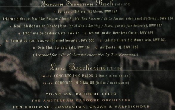 Ma,Yo-Yo: Simply Baroque - Ton Koopman, Sony (SK 60680), A, 1999 Typ: CD Best.-Nr.: 96024 Preis: 10,00 Euro