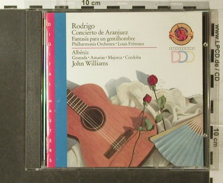Rodrigo / Albéniz - John Williams: Concierto de Aranjuez, CBS (MDK 45648), A/NL, 1989 Typ: CD Best.-Nr.: 96044 Preis: 5,00 Euro