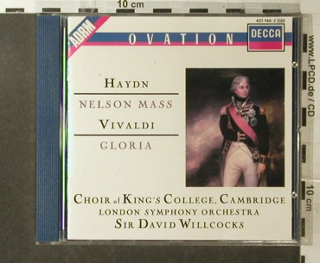 Haydn-Nelson Messe/Vivaldi-Gloria: Choir of King's College, Cambridge, Decca(421 146-2), D, 1988 - CD - 96046 - 10,00 Euro