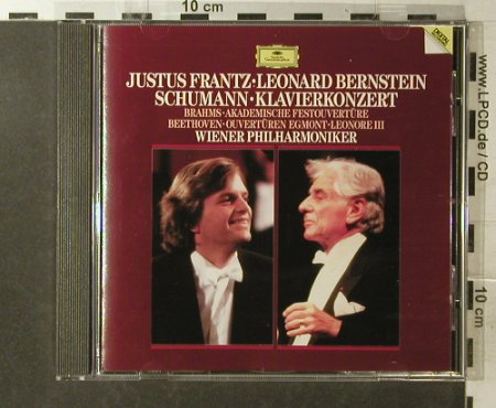 Frantz,Justus/Bernstein, Leonard: Schumann Klavierkonzert, Deutsche Grammophon(423 989-2), D, 1988 - CD - 96048 - 7,50 Euro