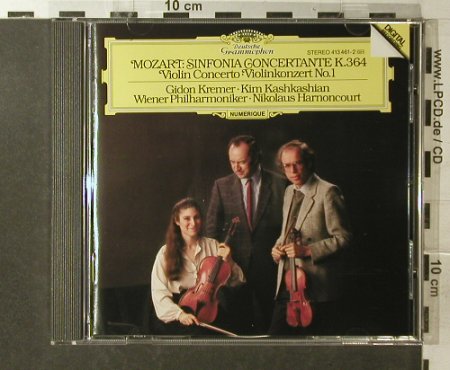 Mozart,Wolfgang Amadeus: Sinfonia Concertante K.364, Deutsche Grammophon (413 461-2), D, 1984 Typ: CD Best.-Nr.: 96049 Preis: 10,00 Euro
