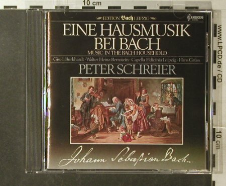 Bach,J.S. ,P.Schreier: Eine Hausmusik bei Bach, Apriccio, US/J, 1984 Typ: CD Best.-Nr.: 96052 Preis: 10,00 Euro