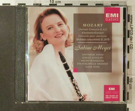 Meyer,S., Mozart: Clarinet Concerto'90, K.622, etc., EMI, NL, 1997 Typ: CD Best.-Nr.: 96058 Preis: 10,00 Euro