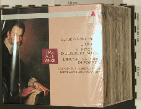 Monteverdi,Claudio: L'Orfeo,Il Ritorno..., FS-New, Teldec / Das Alte Werk (WE-898), D, 1993 Typ: 9CD Best.-Nr.: 97253 Preis: 60,00 Euro