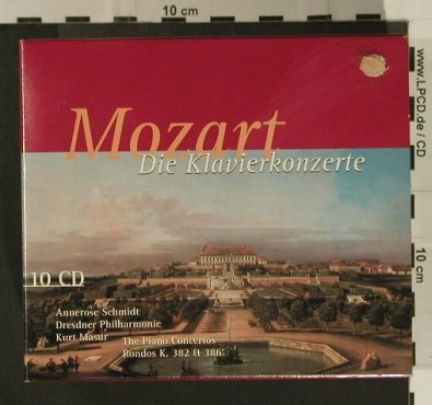 Mozart,Wolfgang Amadeus: Die Klavierkonzerte, m-/vg+, Edel (0001502CCC), D, 1997 Typ: 10CD Best.-Nr.: 97256 Preis: 24,00 Euro