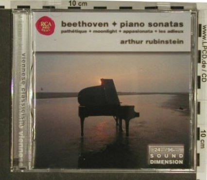 Rubinstein,Arthur: Beethoven Piano Sonatas 8,14,23,26, RCA/BMG 24 Super bit, EU, 2001 Typ: CD Best.-Nr.: 97396 Preis: 7,50 Euro