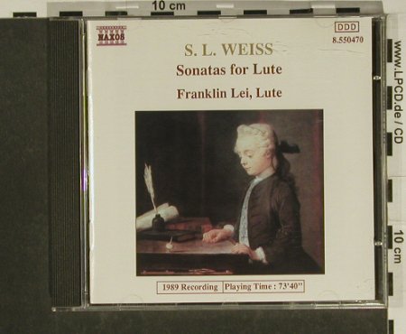 Weiss,Silvius Leoplod: Sonatas For Lute, Naxos(8.550470), D, 1991 - CD - 97409 - 5,00 Euro