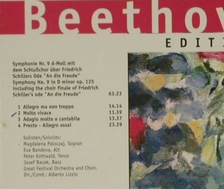 Beethoven,Ludwig van: Sinfonie Nr.9, ZYX (CLS 4056), D Typ: CD Best.-Nr.: 97425 Preis: 5,00 Euro