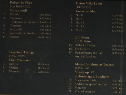Völker,Clemens: Traumblau,Konzertante Gitarrenmusik, Clemens Völker, D,FS-New Typ: CD Best.-Nr.: 97591 Preis: 7,50 Euro
