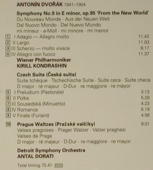 Dvorák,Antonín: Symphony No. 9 , New World, Decca(448 245-2), , 1995 - CD - 97938 - 7,50 Euro