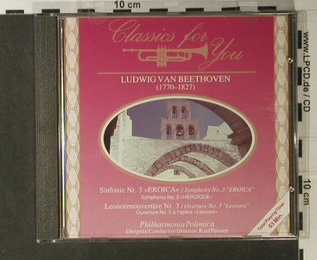 Beethoven,Ludwig van: Sinfonie No.3 "Eroica" /, Koch (394.000 A4), A Typ: CD Best.-Nr.: 98084 Preis: 5,00 Euro