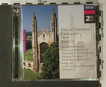 V.A.Great Choral Classics: From King's, Deccc(452 949-2), D, 1997 - 2CD - 98091 - 10,00 Euro