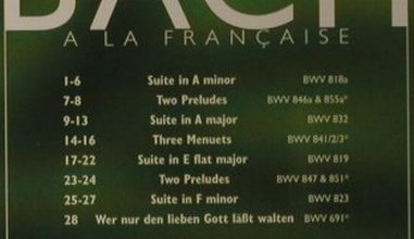 Bach,Johann Sebastian: À La Francaise, Erato(), D, 2000 - CD - 98188 - 10,00 Euro