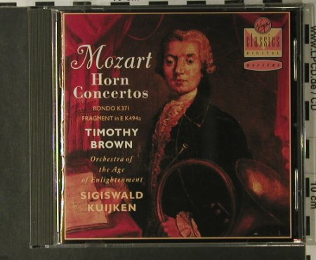 Mozart,Wolfgang Amadeus: Horn Concertos, Virgin (VC 7 90845-2), D, 1990 Typ: CD Best.-Nr.: 98189 Preis: 7,50 Euro