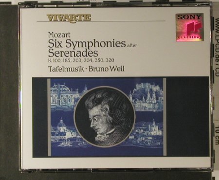 Mozart,Wolfgang Amadeus: Six Symphonies After Serenades, Sony(S2K 47260), NL, 1991 - 2CD - 98196 - 12,50 Euro