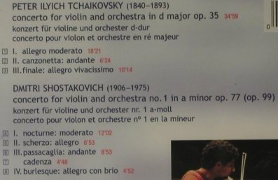 Gringolts,Ilya: Violin Concertos, FS-New, Deutsche Grammophon(471 616-2), EU, 2002 - CD - 98252 - 10,00 Euro