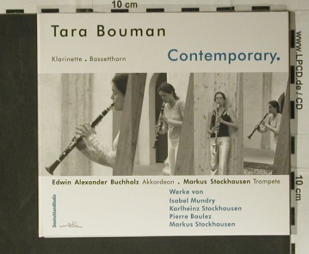 Bouman,Tara: Contemporary, Aktivraum (AR 50101), D, 2003 Typ: CD Best.-Nr.: 98457 Preis: 10,00 Euro