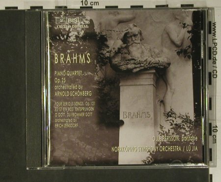 Brahms,Johannes: Piano Quartet Op.25,..., BIS (BIS-CD-1140), A, 2001 Typ: CD Best.-Nr.: 98522 Preis: 14,00 Euro