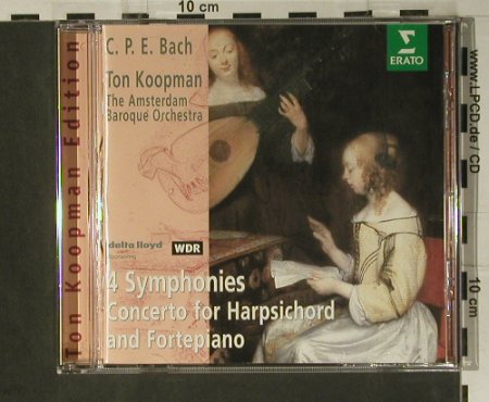 Bach,Carl Philipp: 4 Symphonies, Erato (0630-16181-2), D, 1997 Typ: CD Best.-Nr.: 98569 Preis: 14,00 Euro