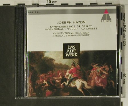 Haydn,Joseph: Symphonies No. 31, 59 & 73, Teldec(), D, 1994 - CD - 98571 - 10,00 Euro