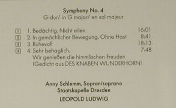 Mahler,Gustav: Symphony No. 4, Berlin Classics (BC 2119-2), D, 1993 Typ: CD Best.-Nr.: 98607 Preis: 14,00 Euro