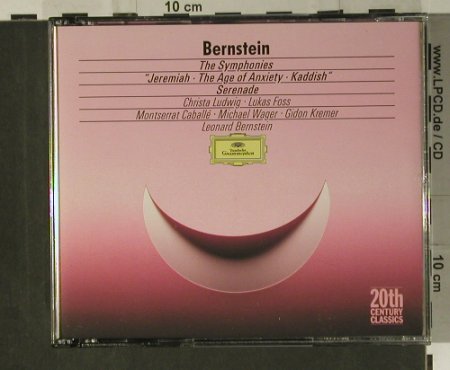 Bernstein,Leonard: The Symphonies, Deutsche Grammophon(445 245-2), D, 1994 - 2CD - 98609 - 20,00 Euro