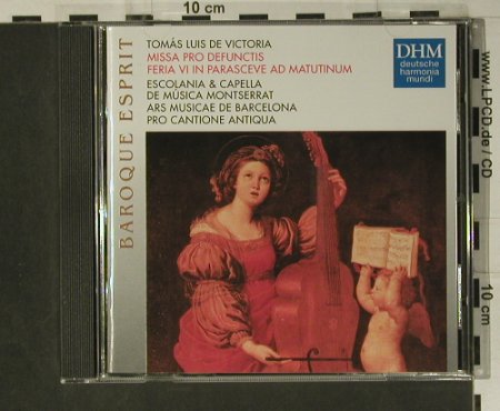 Victoria,Tomas Luis De: Missa Pro Defunctis, Feria..., Harmonia Mundi, D, 1995 Typ: CD Best.-Nr.: 98619 Preis: 12,50 Euro