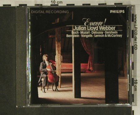 Webber,Julian Lloyd: Encore!, Philips (416 698-2), D, 1986 Typ: CD Best.-Nr.: 98657 Preis: 15,00 Euro
