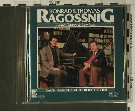 Ragossnig,Konrad&Thomas: Bach, Beethoven, Boccherini, Bayer (BR 100 120), D Typ: CD Best.-Nr.: 98689 Preis: 12,50 Euro
