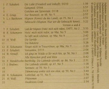 Meyer-Ravenstein,Henriette / Boströ: Goethe In Liedern, FS-New, Ambitus(amb 97 990), , 1999 - CD - 98690 - 14,00 Euro