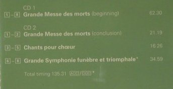 Berlioz,Hector: Grande Messe Des Morts, Decca (452 262-2), D, 1996 Typ: 2CD Best.-Nr.: 98698 Preis: 20,00 Euro