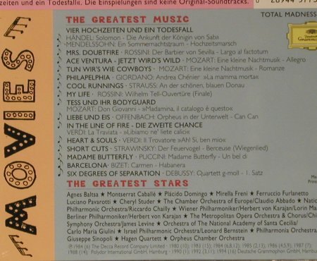 V.A.Mad About Movies (The Sequel): The Greates Stars..Greatest Music, D.Gr. (445 773-2), D, 1996 Typ: CD Best.-Nr.: 99036 Preis: 4,00 Euro