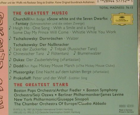 V.A.Mad About Kid's Classics: The Greates Stars..Greatest Music, D.Gr. (445 775-2), D, 1996 Typ: CD Best.-Nr.: 99038 Preis: 4,00 Euro