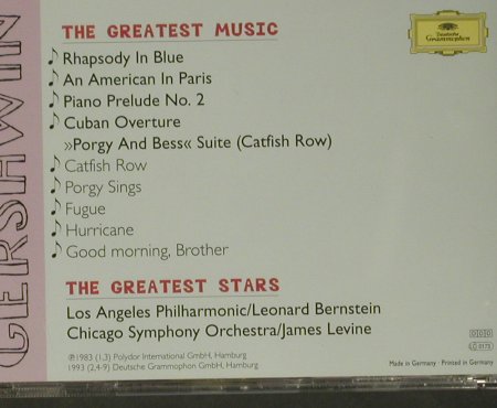 V.A.Mad About Gershwin: The Greates Stars..Greatest Music, D.Gr. (445 768-2), D, 1996 Typ: CD Best.-Nr.: 99045 Preis: 4,00 Euro