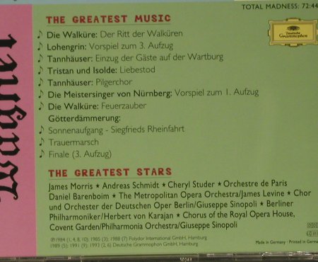 V.A.Mad About Wagner: The Greates Stars..Greatest Music, D.Gr. (445 769-2), D, 1996 Typ: CD Best.-Nr.: 99046 Preis: 4,00 Euro