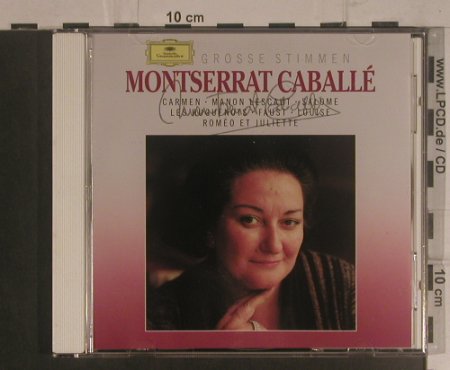 Caballe,Montserrat: Grosse Stimmen, Deutsche Grammophon(431 103-2), D, 1972 - CD - 99461 - 7,50 Euro