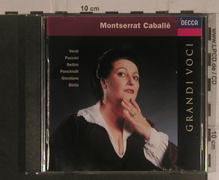 Caballe,Montserrat: Grandi Voci, Decca (443 928-2), D, 1995 Typ: CD Best.-Nr.: 99463 Preis: 7,50 Euro