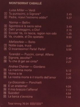 Caballe,Montserrat: Grandi Voci, Decca (443 928-2), D, 1995 Typ: CD Best.-Nr.: 99463 Preis: 7,50 Euro