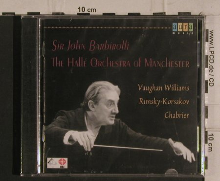 Bardirolli,Sir John: The Hallé Orchestra Of Manchester, Aura Musik(AUR 181-2), I, FS-New, 1999 - CD - 99935 - 5,00 Euro